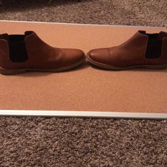 Kenneth Cole REACTION Cognac Chelsea Boots MENS - Picture 5 of 6